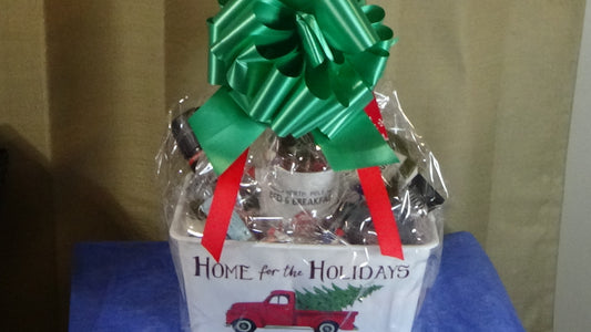 The Red  Truck  Gift  Basket